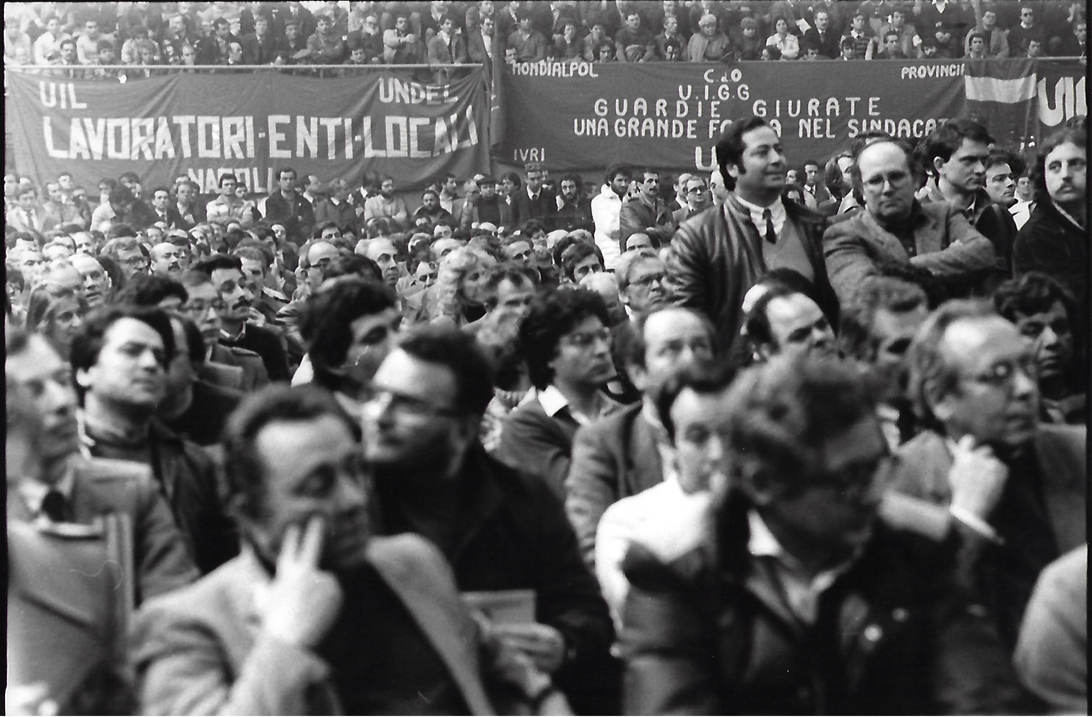 Milano, 26 marzo 1984 - Assemblea delegati e quadri del Nord per laccordo scala mobile